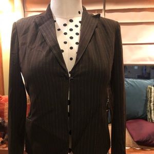 *B2G1* EUC CHIC MAX STUDIO PINSTRIPED BLAZER SZ 2